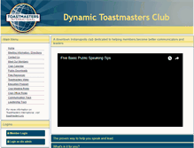 Tablet Screenshot of 5581.toastmastersclubs.org