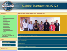 Tablet Screenshot of 2124.toastmastersclubs.org