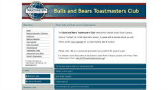 Desktop Screenshot of bullsandbears.toastmastersclubs.org