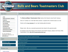 Tablet Screenshot of bullsandbears.toastmastersclubs.org