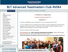 Tablet Screenshot of blt.toastmastersclubs.org