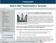Tablet Screenshot of 8529.toastmastersclubs.org