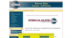 Desktop Screenshot of ethicalelite.toastmastersclubs.org