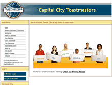 Tablet Screenshot of capitalcity.toastmastersclubs.org