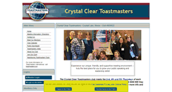 Desktop Screenshot of crystalcleartm.toastmastersclubs.org