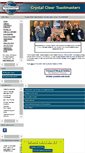 Mobile Screenshot of crystalcleartm.toastmastersclubs.org