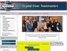 Tablet Screenshot of crystalcleartm.toastmastersclubs.org