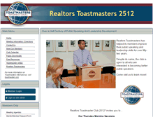 Tablet Screenshot of 2512.toastmastersclubs.org