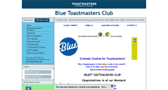 Desktop Screenshot of blue.toastmastersclubs.org