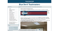 Desktop Screenshot of bluedevil.toastmastersclubs.org