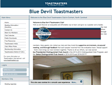 Tablet Screenshot of bluedevil.toastmastersclubs.org