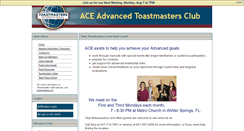 Desktop Screenshot of ace.toastmastersclubs.org