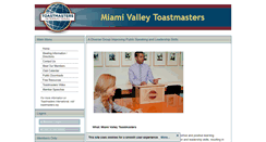 Desktop Screenshot of miamivalley.toastmastersclubs.org