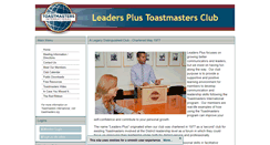 Desktop Screenshot of leadersplus.toastmastersclubs.org