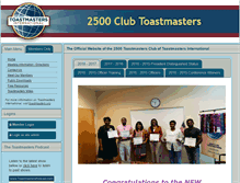 Tablet Screenshot of 1431740.toastmastersclubs.org