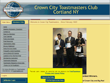 Tablet Screenshot of crowncity.toastmastersclubs.org