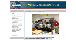 Desktop Screenshot of mckinley.toastmastersclubs.org