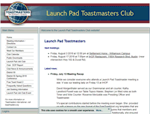 Tablet Screenshot of launchpad.toastmastersclubs.org