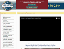 Tablet Screenshot of kansai.toastmastersclubs.org