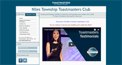 Desktop Screenshot of nilestownship.toastmastersclubs.org