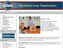 Tablet Screenshot of 1216487.toastmastersclubs.org