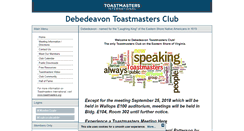 Desktop Screenshot of 750767.toastmastersclubs.org