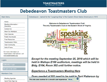Tablet Screenshot of 750767.toastmastersclubs.org