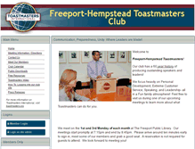 Tablet Screenshot of 1105.toastmastersclubs.org