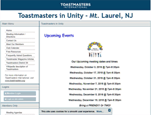 Tablet Screenshot of 755315.toastmastersclubs.org