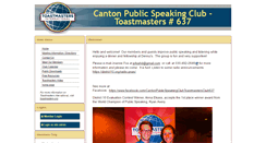 Desktop Screenshot of 637.toastmastersclubs.org