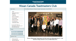 Desktop Screenshot of nissancanada.toastmastersclubs.org