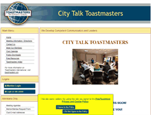 Tablet Screenshot of citytalkdurham.toastmastersclubs.org