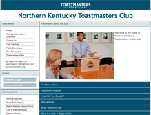 Tablet Screenshot of nky.toastmastersclubs.org