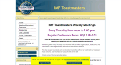 Desktop Screenshot of imf.toastmastersclubs.org