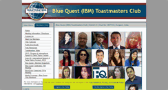 Desktop Screenshot of ibmbluequest.toastmastersclubs.org