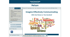 Desktop Screenshot of nelson.toastmastersclubs.org