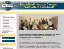 Tablet Screenshot of 4946.toastmastersclubs.org