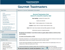 Tablet Screenshot of 5423.toastmastersclubs.org