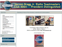 Tablet Screenshot of 4064.toastmastersclubs.org