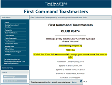 Tablet Screenshot of 8474.toastmastersclubs.org