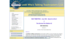 Desktop Screenshot of lookwhostalking.toastmastersclubs.org