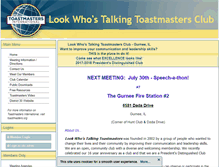 Tablet Screenshot of lookwhostalking.toastmastersclubs.org