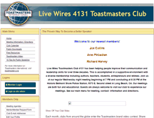 Tablet Screenshot of 4131.toastmastersclubs.org