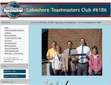 Tablet Screenshot of 6186.toastmastersclubs.org