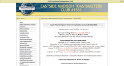 Desktop Screenshot of 1366.toastmastersclubs.org