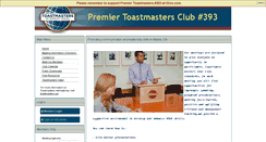 Desktop Screenshot of 393.toastmastersclubs.org