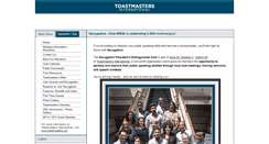 Desktop Screenshot of navygators.toastmastersclubs.org