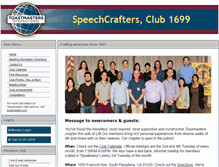 Tablet Screenshot of 1699.toastmastersclubs.org
