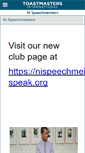 Mobile Screenshot of nispeechmeisters.toastmastersclubs.org