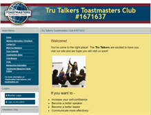 Tablet Screenshot of 1671637.toastmastersclubs.org